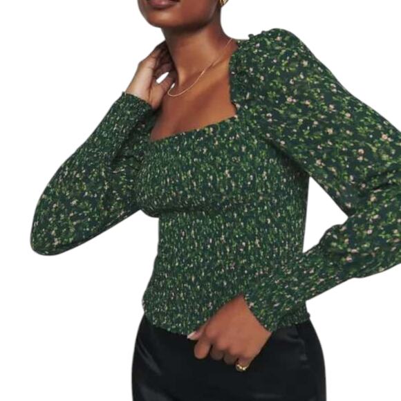 Reformation Pinto Top in Coriander - Picture 1 of 11